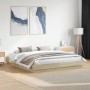 Bettgestell aus Sonoma-Eiche-Holzwerkstoff, 180 x 200 cm von vidaXL, Betten und Lattenroste - Ref: Foro24-3209837, Preis: 146...
