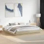 Estructura de cama madera de ingeniería roble Sonoma 180x200 cm de vidaXL, Camas y somieres - Ref: Foro24-3209837, Precio: 14...