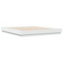 Estructura de cama madera de ingeniería blanca 180x200 cm de vidaXL, Camas y somieres - Ref: Foro24-3209835, Precio: 139,02 €...