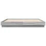 Sonoma gray engineered wood bed frame 180x200 cm by vidaXL, Beds and slatted bases - Ref: Foro24-3209840, Price: 135,25 €, Di...