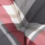 Kissen für niedrige Rückenlehne, 6 Stück, rot kariertes Oxford-Gewebe von vidaXL, Kissen für Stühle und Sofas - Ref: Foro24-3...