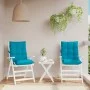 Low back chair cushions 2 pcs light blue Oxford fabric by vidaXL, Cushions for chairs and sofas - Ref: Foro24-377683, Price: ...
