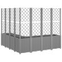 Pflanzgefäß mit Gitter PP hellgrau 160x160x140 cm von vidaXL, Töpfe und Pflanzgefäße - Ref: Foro24-367882, Preis: 309,24 €, R...