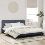 Dark gray velvet bed frame with LED lights 180x200 cm by vidaXL, Beds and slatted bases - Ref: Foro24-3213868, Price: 278,64 ...