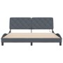 Dark gray velvet bed frame with LED lights 180x200 cm by vidaXL, Beds and slatted bases - Ref: Foro24-3213868, Price: 282,01 ...