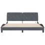 Dark gray velvet bed frame with LED lights 180x200 cm by vidaXL, Beds and slatted bases - Ref: Foro24-3213868, Price: 278,64 ...