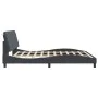 Dark gray velvet bed frame with LED lights 180x200 cm by vidaXL, Beds and slatted bases - Ref: Foro24-3213868, Price: 278,64 ...