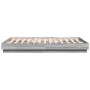 Estructura de cama madera de ingeniería gris Sonoma 150x200 cm de vidaXL, Camas y somieres - Ref: Foro24-3209854, Precio: 126...