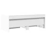 Liege mit weißen Holzwerkstoffschubladen 90x190 cm von vidaXL, Betten und Lattenroste - Ref: Foro24-3280853, Preis: 209,61 €,...