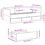 Tumbona con cajones madera de ingeniería negro 90x190 cm de vidaXL, Camas y somieres - Ref: Foro24-3280826, Precio: 206,99 €,...