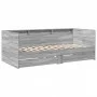 Sonoma gray engineered wood lounger with drawers 90x200 cm by vidaXL, Beds and slatted bases - Ref: Foro24-3280851, Price: 24...