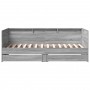 Sonoma graue Holzwerkstoffliege mit Schubladen 90x200 cm von vidaXL, Betten und Lattenroste - Ref: Foro24-3280851, Preis: 243...