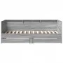 Sonoma gray engineered wood lounger with drawers 90x200 cm by vidaXL, Beds and slatted bases - Ref: Foro24-3280851, Price: 24...