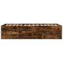 Lounger with drawers engineered smoked oak wood 90x190 cm by vidaXL, Beds and slatted bases - Ref: Foro24-3280885, Price: 170...