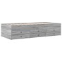 Tumbona con cajones madera ingeniería gris Sonoma 100x200 cm de vidaXL, Camas y somieres - Ref: Foro24-3280872, Precio: 220,6...