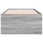 Tumbona con cajones madera ingeniería gris Sonoma 100x200 cm de vidaXL, Camas y somieres - Ref: Foro24-3280872, Precio: 220,6...