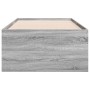 Tumbona con cajones madera ingeniería gris Sonoma 90x200 cm de vidaXL, Camas y somieres - Ref: Foro24-3280879, Precio: 174,68...