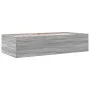 Sonoma gray engineered wood lounger with drawers 90x200 cm by vidaXL, Beds and slatted bases - Ref: Foro24-3280879, Price: 17...