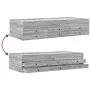 Sonoma gray engineered wood lounger with drawers 90x200 cm by vidaXL, Beds and slatted bases - Ref: Foro24-3280879, Price: 17...