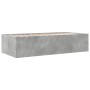 Tumbona con cajones madera ingeniería gris hormigón 100x200 cm de vidaXL, Camas y somieres - Ref: Foro24-3280870, Precio: 213...