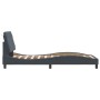 Dark gray velvet bed frame with headboard 90x200cm by vidaXL, Beds and slatted bases - Ref: Foro24-3207900, Price: 162,18 €, ...
