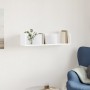 Mueble de pared madera de ingeniería blanco 75x18x16,5 cm de vidaXL, Estantes y estanterías - Ref: Foro24-840429, Precio: 24,...