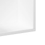 Weißer Wandschrank aus Holzwerkstoff, 75 x 18 x 16,5 cm von vidaXL, Regale und Regale - Ref: Foro24-840429, Preis: 24,94 €, R...