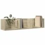 Wandmöbel, 2 Stück, Holzwerkstoff, Sonoma-Eiche von vidaXL, Regale und Regale - Ref: Foro24-840434, Preis: 34,92 €, Rabatt: %