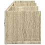 Wandmöbel, 2 Stück, Holzwerkstoff, Sonoma-Eiche von vidaXL, Regale und Regale - Ref: Foro24-840434, Preis: 35,30 €, Rabatt: %