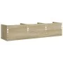 Wandmöbel, 2 Stück, Holzwerkstoff, Sonoma-Eiche von vidaXL, Regale und Regale - Ref: Foro24-840434, Preis: 34,92 €, Rabatt: %