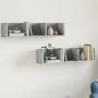 Wandmöbel, 2 Stück, Betongrau, Holzwerkstoff von vidaXL, Regale und Regale - Ref: Foro24-840436, Preis: 31,13 €, Rabatt: %
