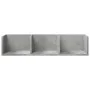 Wandmöbel, 2 Stück, Betongrau, Holzwerkstoff von vidaXL, Regale und Regale - Ref: Foro24-840436, Preis: 31,13 €, Rabatt: %