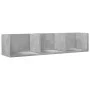Wall Furniture 2pcs Concrete Gray Engineered Wood by vidaXL, Shelves and shelves - Ref: Foro24-840436, Price: 31,13 €, Discou...