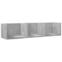 Wandmöbel, 2 Stück, Betongrau, Holzwerkstoff von vidaXL, Regale und Regale - Ref: Foro24-840436, Preis: 31,56 €, Rabatt: %