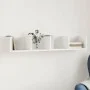 Mueble de pared madera de ingeniería blanco 99x18x16,5 cm de vidaXL, Estantes y estanterías - Ref: Foro24-840443, Precio: 30,...