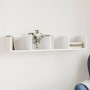 Weißer Wandschrank aus Holzwerkstoff, 99 x 18 x 16,5 cm von vidaXL, Regale und Regale - Ref: Foro24-840443, Preis: 31,01 €, R...