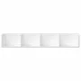 White engineered wood wall cabinet 99x18x16.5 cm by vidaXL, Shelves and shelves - Ref: Foro24-840443, Price: 30,52 €, Discoun...