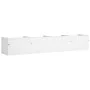 White engineered wood wall cabinet 99x18x16.5 cm by vidaXL, Shelves and shelves - Ref: Foro24-840443, Price: 30,52 €, Discoun...
