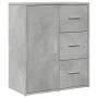 Concrete gray engineered wood sideboard 60x31x70 cm by vidaXL, Sideboards - Ref: Foro24-840474, Price: 78,87 €, Discount: %
