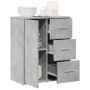 Betongraues Sideboard aus Holzwerkstoff, 60 x 31 x 70 cm von vidaXL, Sideboards - Ref: Foro24-840474, Preis: 79,75 €, Rabatt: %