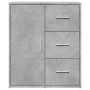 Concrete gray engineered wood sideboard 60x31x70 cm by vidaXL, Sideboards - Ref: Foro24-840474, Price: 79,75 €, Discount: %