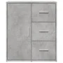 Concrete gray engineered wood sideboard 60x31x70 cm by vidaXL, Sideboards - Ref: Foro24-840474, Price: 78,87 €, Discount: %