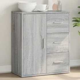 Sonoma graues Sideboard aus Holzwerkstoff, 60 x 31 x 70 cm von vidaXL, Sideboards - Ref: Foro24-840476, Preis: 80,78 €, Rabat...