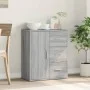 Sonoma gray engineered wood sideboard 60x31x70 cm by vidaXL, Sideboards - Ref: Foro24-840476, Price: 80,78 €, Discount: %