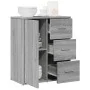 Sonoma gray engineered wood sideboard 60x31x70 cm by vidaXL, Sideboards - Ref: Foro24-840476, Price: 80,78 €, Discount: %