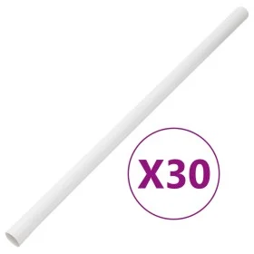 Cable ducts with PVC clips Ø30 mm 30 m by vidaXL, Cabling - Ref: Foro24-155907, Price: 38,43 €, Discount: %