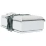 Estructura de cama con LED madera ingeniería blanco 90x190 cm de vidaXL, Camas y somieres - Ref: Foro24-3209660, Precio: 133,...