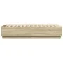 Sonoma oak wood bed frame with LED lights 90x190 cm by vidaXL, Beds and slatted bases - Ref: Foro24-3209662, Price: 129,95 €,...