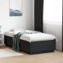 Black engineered wood bed frame 90x190 cm by vidaXL, Beds and slatted bases - Ref: Foro24-3209752, Price: 113,17 €, Discount: %