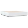 Estructura de cama madera de ingeniería blanca 200x200 cm de vidaXL, Camas y somieres - Ref: Foro24-3209674, Precio: 170,79 €...